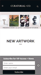 Mobile Screenshot of curatorialandco.com